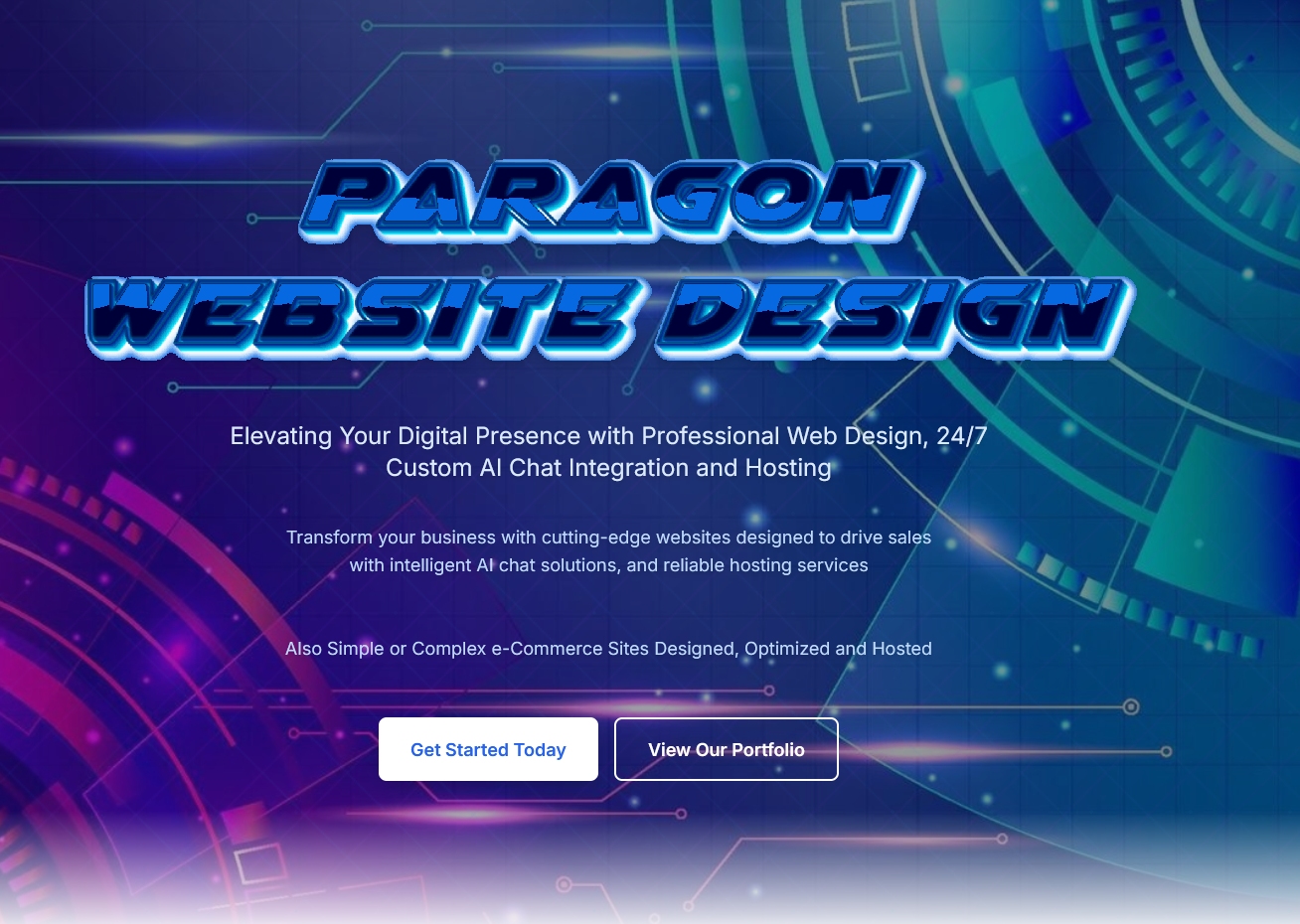 Paragon Website Design Website